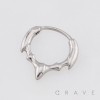 GOTHIC THORN HALO SPIKE 316L SURGICAL STEEL EARRING